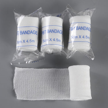 Cotton PBT Elastic Bandage Skin Friendly Breathable First Aid Kit